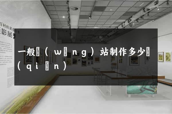 一般網(wǎng)站制作多少錢(qián)