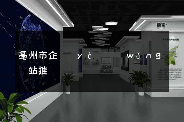 亳州市企業(yè)網(wǎng)站推廣