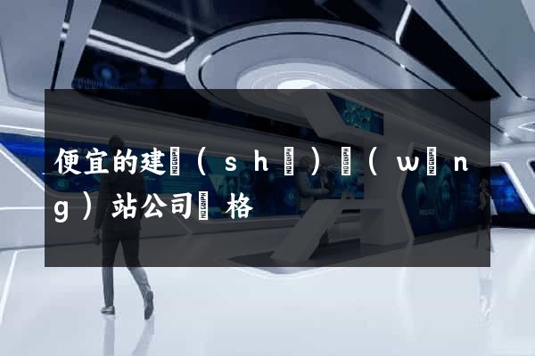 便宜的建設(shè)網(wǎng)站公司價格