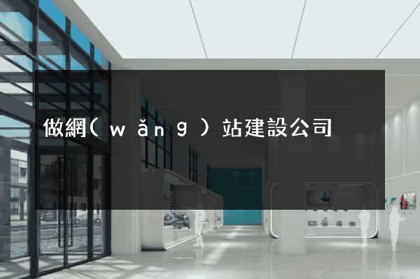 做網(wǎng)站建設公司