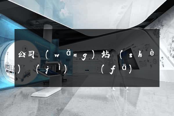 公司網(wǎng)站設(shè)計(jì)與開發(fā)