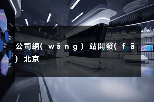 公司網(wǎng)站開發(fā)北京