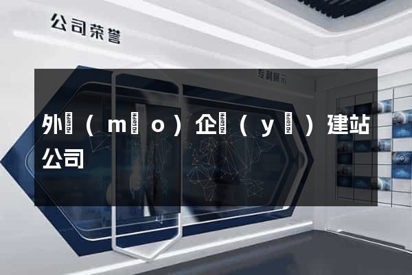 外貿(mào)企業(yè)建站公司