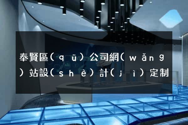 奉賢區(qū)公司網(wǎng)站設(shè)計(jì)定制