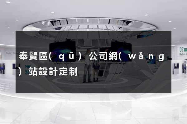 奉賢區(qū)公司網(wǎng)站設計定制