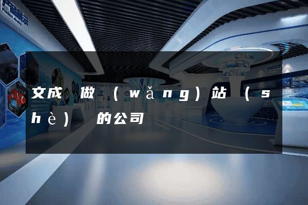 文成縣做網(wǎng)站設(shè)計的公司