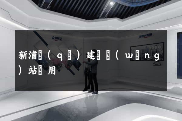 新浦區(qū)建個網(wǎng)站費用