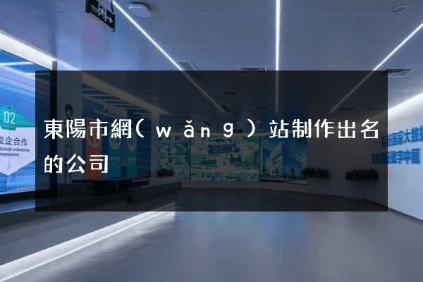 東陽市網(wǎng)站制作出名的公司