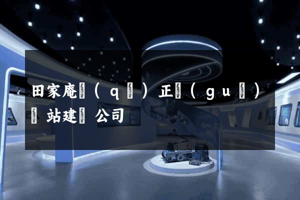 田家庵區(qū)正規(guī)網站建設公司