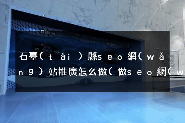 石臺(tái)縣seo網(wǎng)站推廣怎么做(做seo網(wǎng)站營(yíng)銷推廣)
