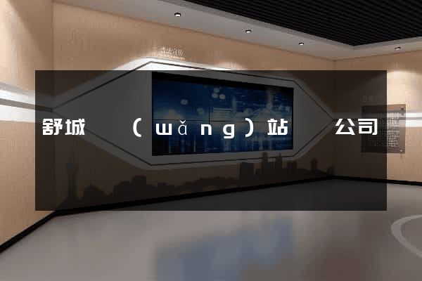 舒城縣網(wǎng)站設計公司