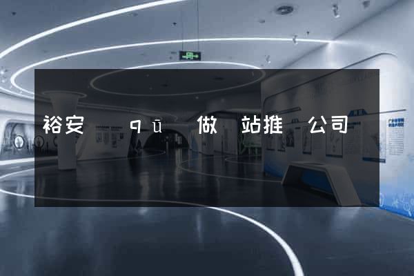 裕安區(qū)做網站推廣公司