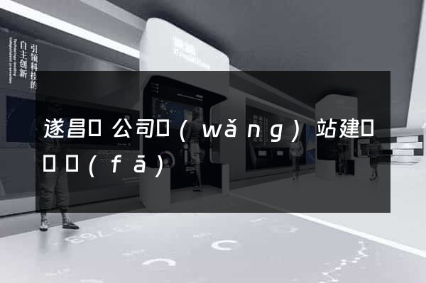 遂昌縣公司網(wǎng)站建設開發(fā)