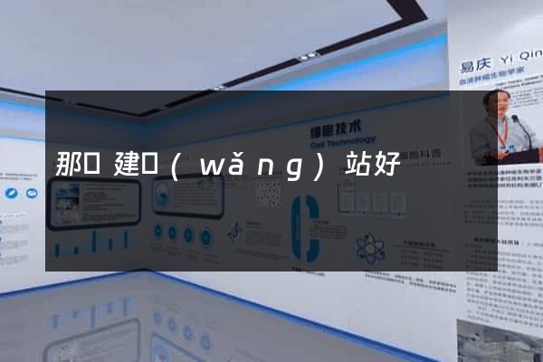 那個建網(wǎng)站好