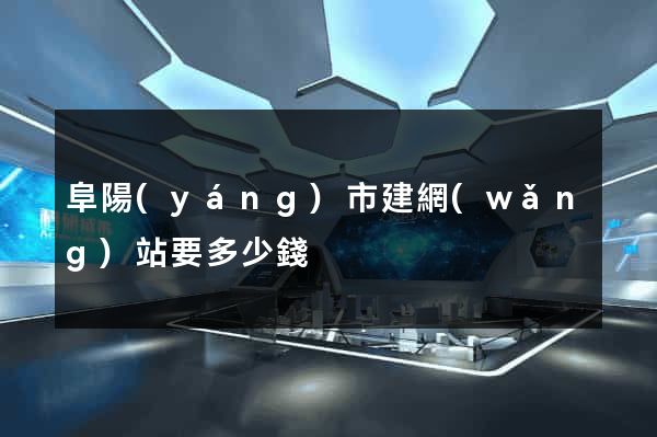 阜陽(yáng)市建網(wǎng)站要多少錢