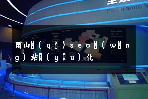 雨山區(qū)seo網(wǎng)站優(yōu)化