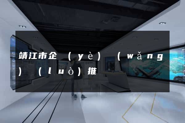 靖江市企業(yè)網(wǎng)絡(luò)推廣