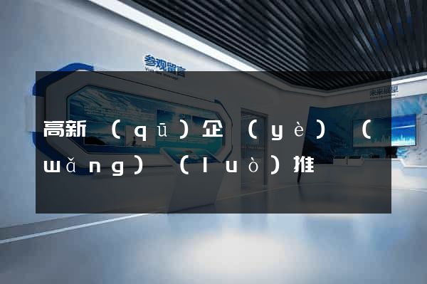 高新區(qū)企業(yè)網(wǎng)絡(luò)推廣