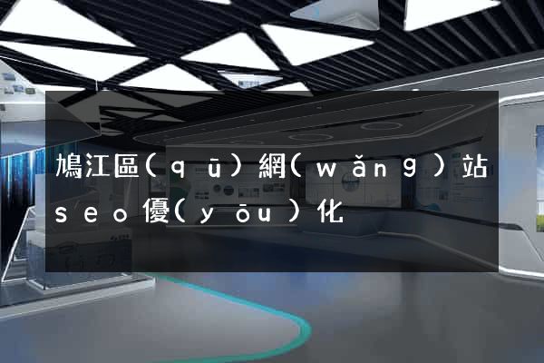 鳩江區(qū)網(wǎng)站seo優(yōu)化