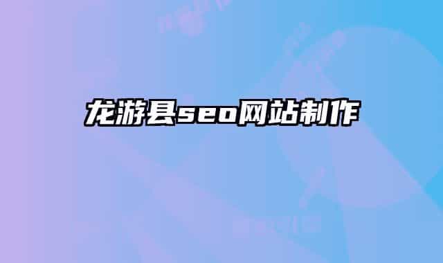 龍游縣seo網(wǎng)站制作